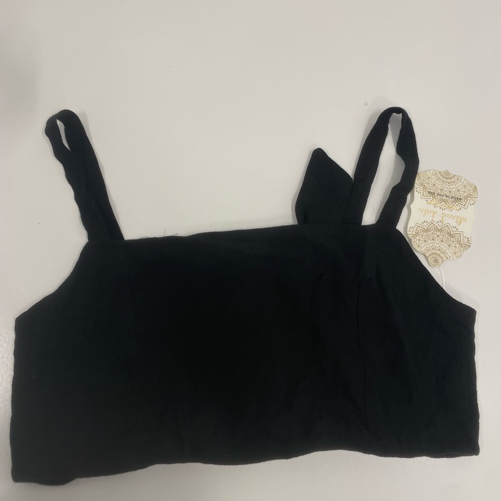Altar’d state black crop top